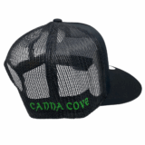 Mesh Snapback Green CannaCove Hat - Image 3