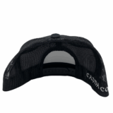 Mesh Snapback Black & White Mesh Hat - Image 2