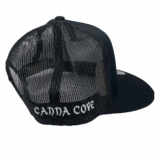 Mesh Snapback Black & White Mesh Hat - Image 4